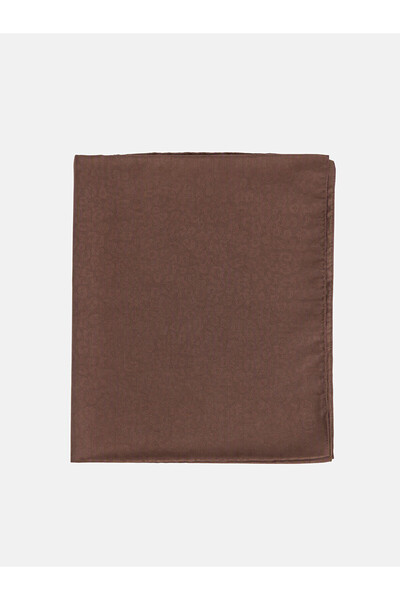 LC Waikiki Lcw Accessories Brown Patterned Women's Shawl with Nevavm Difference