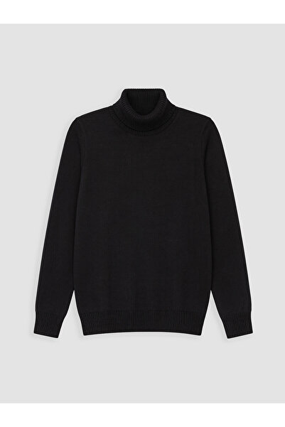 LC Waikiki Two Mt Shop Quality Black Turtleneck Sweater for Boys