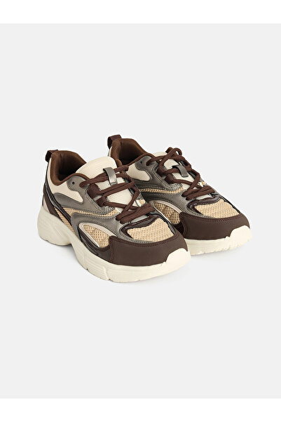 LC Waikiki Two Mt Shop Quality Lcw Steps Brown Girls' Sneakers