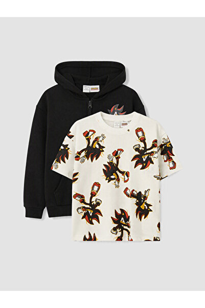 LC Waikiki Sonic Printed Boys' 2-Piece Set