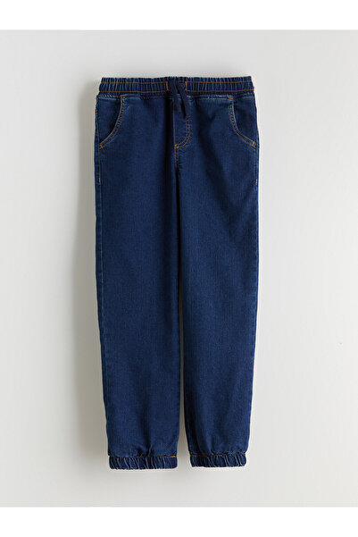 LC Waikiki Two Mt Shop Quality Lcw Kids Indigo Fleece-Lined Boys' Jogger Jean...