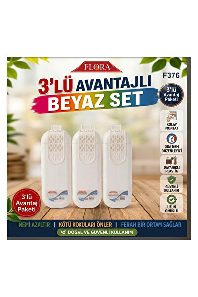 Kalorifer Peteği Suluğu Askılı Nemlendirici (3'lü Beyaz Set)