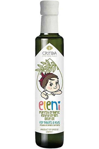 Critida Eleni Organic Extra Virgin Olive Oil for Babies & Kids – 250ml Cold-P...