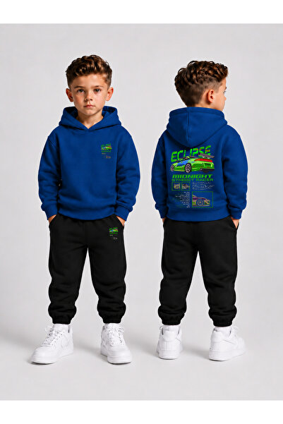 LORVEX Men's Hooded Tracksuit Set – Printed Hoodie Sweatshirt and Sweatpants ...