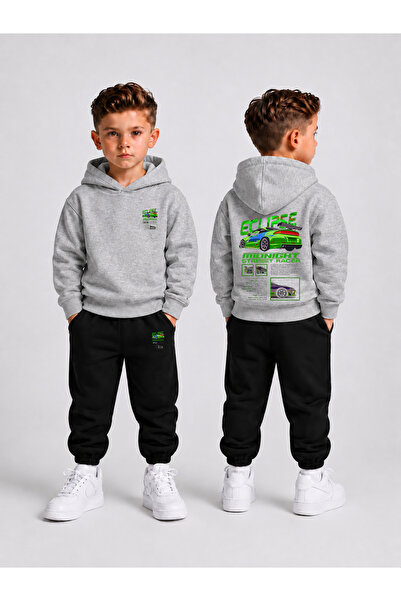 LORVEX Men's Hooded Tracksuit Set – Printed Hoodie Sweatshirt and Sweatpants ...