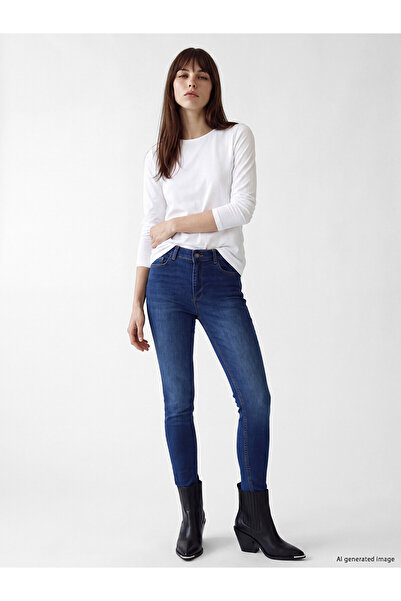 LC Waikiki Two Mt Shop Quality Lcw Jeans Indigo Denim Straight Super Skinny &...
