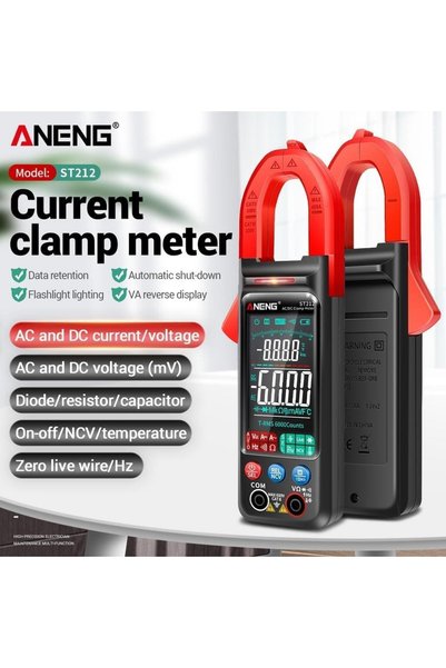 ESOL Clește ampermetric digital CC/CA ST212