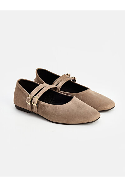 LC Waikiki Alita City Lcw Steps Brown Women's Flat Shoes with a Difference