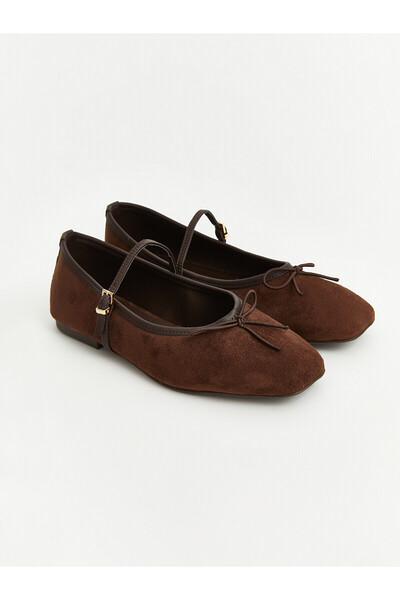 LC Waikiki Alita City Lcw Steps Brown Women's Flat Shoes with a Difference