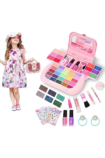 DMG TECH Kids Makeup Kit, Safe & Washable Makeup Set for Girls, Princess Make...