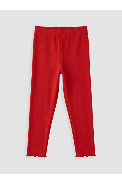 LC Waikiki Nevavm Red Plain Super Skinny & Extra Narrow Elastic Waist Girls' ...