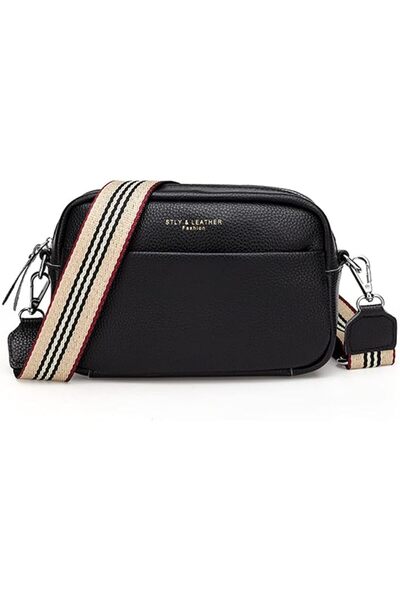 YFGBCX Crossbody Bag for Women Genuine Leather Wide Strap Shoulder Bag Purse ...