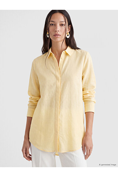LC Waikiki Nevavm Farkıyla Lcw Everyday Yellow Women's Shirt Tunic