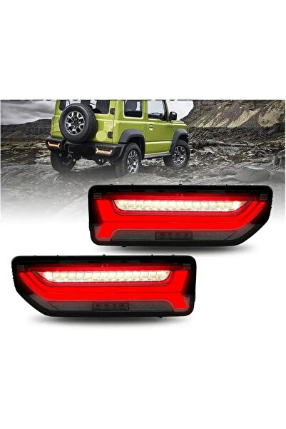 Generic Smoked Lens LED Tail Lights Compatible For Suzuki JIMNY 2019-2023 Rea...