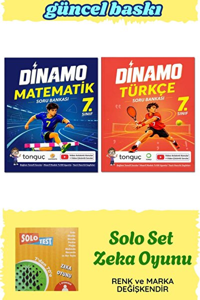 Tonguç Yayınları 7. Sınıf Dinamo Matematik ve Fen Bilimleri - Solo Test Zeka ...