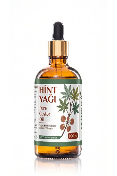 aktarloji 100 ml Castor Oil - Cold Pressed / 100% Pure and Natural / Castor Oil