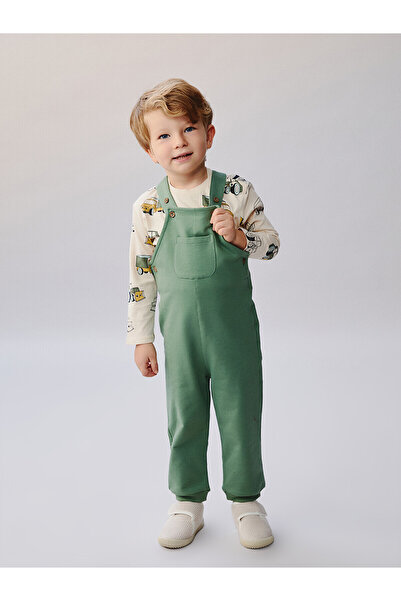 LC Waikiki Two Mt Shop Quality Lcw Baby Green Long Sleeve Baby Boy T-Shirt an...
