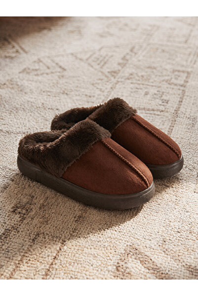 LC Waikiki Alita City Lcw Steps Brown Women's House Slippers with a Difference