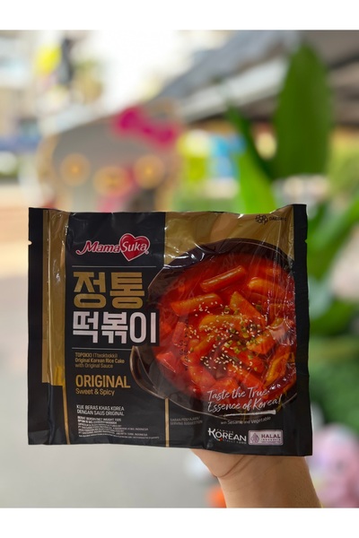 Mamasuka Topokki Kore Pirinç Keki Orijinal Tatlı Acı Soslu Halal Sertifikalı ...