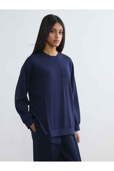LC Waikiki Alita City Farkıyla Koor Sport Navy Blue Interlock Plain Standard ...