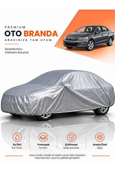 CİTROEN C-ELYSEE (2012-2022) SEDAN Uyumlu Araba Brandası Oto Branda Araba Örtüsü Araç Çadırı