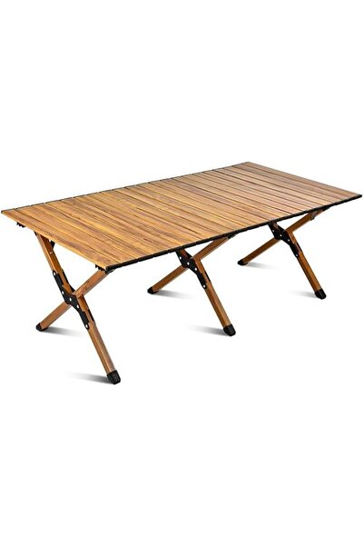 Maykela Outdoor Folding Egg-roll Table Folding Table,Portable Picnic Table,Fo...