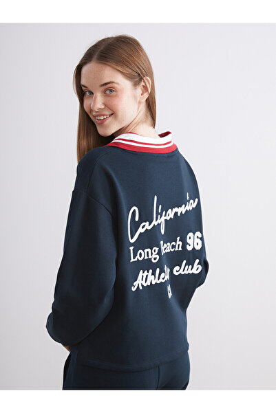 LC Waikiki Alita City Farkıyla Xside Navy Blue California Embroidered Women's...