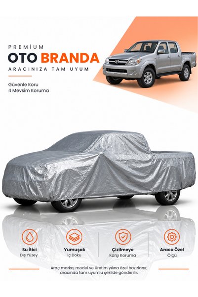 e-biz TOYOTA HİLUX (2004-2015) PICKUP Uyumlu Araba Brandası Oto Branda Araba ...