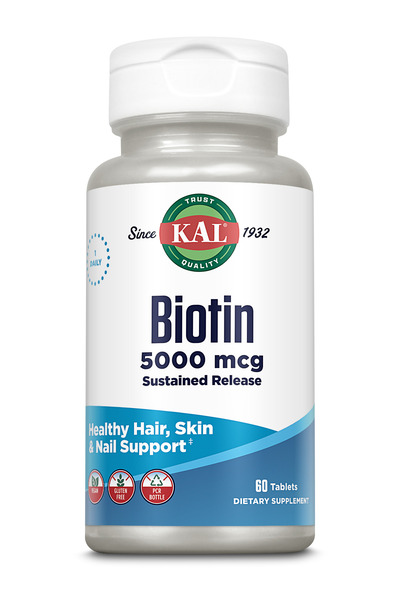 KAL Biotin 5000 mcg 60 Tablets