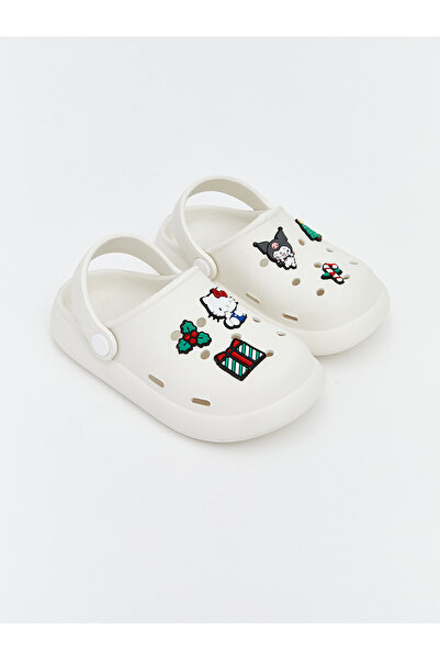 LC Waikiki Two Mt Shop Quality Lcw Steps Ecru Baby Girl Sabo Slippers