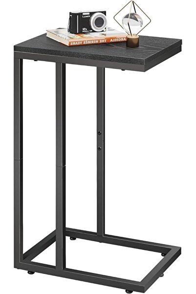 Gogoya Side Table End Table Living Room C Shaped Table for Sofa Couch and Lar...