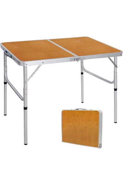 GENERAL ALSafi-EST Foldable Portable Aluminum Camping Table, For indoor & out...
