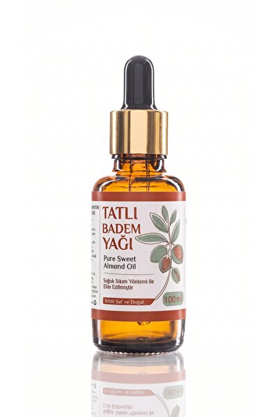 aktarloji 100 ml Tatlı Badem Yağı / Soğuk Sıkım / %100 Saf Ve Doğal / Sweet A...