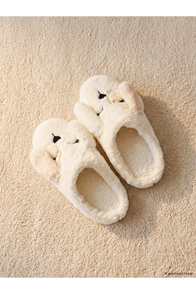 LC Waikiki Two Mt Shop Quality Lcw Steps Beige Girls' Slippers
