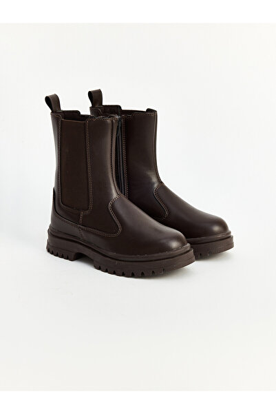 LC Waikiki Two Mt Shop Quality Lcw Steps Brown Girls' Boots