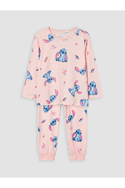 LC Waikiki Vizyon New Season Pink Girls' Pajama Set