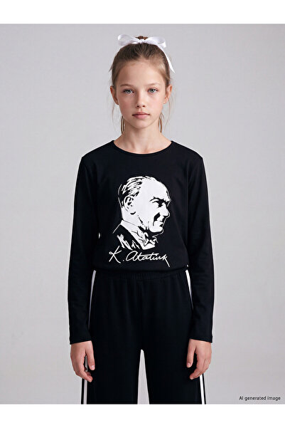 LC Waikiki Two Mt Shop Quality Lcw Kids Black Combed Cotton Printed Standard ...
