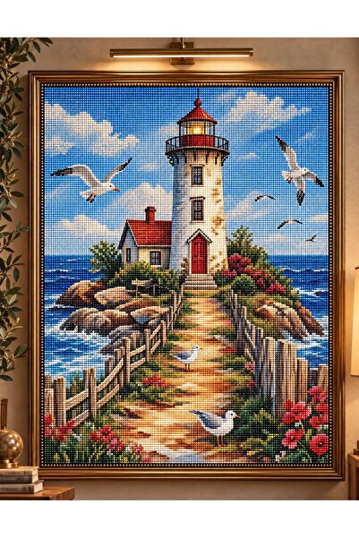 DNZt 5D Diamond Painting 50x40 cm Elmas Mozaik Boncuklu Taşlı Goblen Pano Tab...