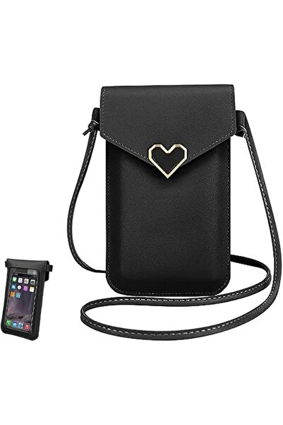 TERRIFI Crossbody Phone Bag for Women, Leather Cell Phone Wallet with Clear T...