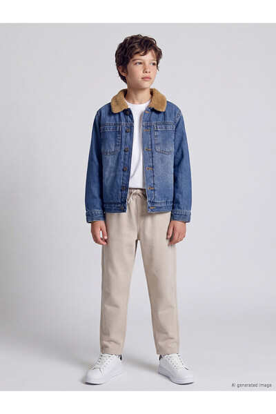 LC Waikiki Lcw Kids Gray Boy's Pants with Nevavm Difference