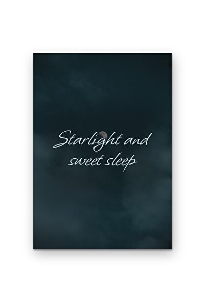 OEM Poster decorativ de perete Starlight și somn odihnitor, Citat inspirațion...