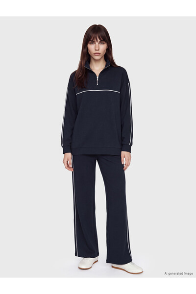 LC Waikiki Kadın Soft Touch Oversize Sweatshirt Tunik