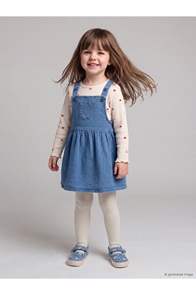 LC Waikiki Two Mt Shop Quality Lcw Baby Blue Baby Girl T-Shirt and Jean Salop...