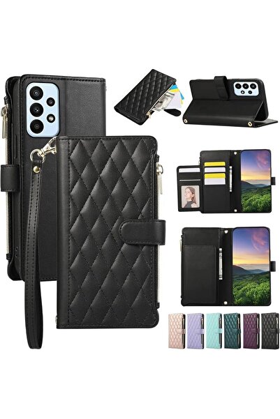 GENERAL ELEPIK for Samsung Galaxy A72 Case, Adjustable Crossbody Wallet Case ...