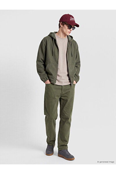 LC Waikiki Peak New Season Khaki Regular Fit Gabardine Men's Trousers