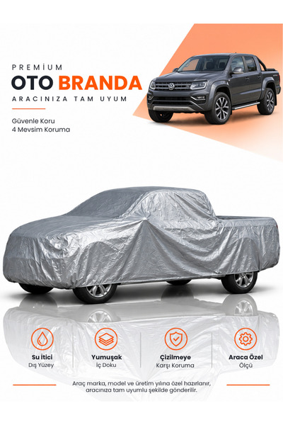 VOLKSWAGEN AMAROK (2022-2026) PICKUP Uyumlu Araba Brandası Oto Branda Araba Örtüsü Araç Çadırı