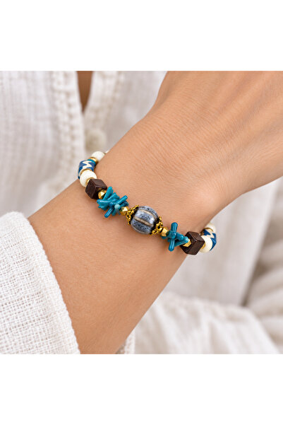 HER ŞEY NOTA www.herseynota.com Blue Cream Brown Beaded Large Medium Detailed...