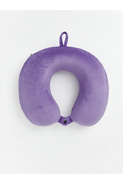 LC Waikiki Alita City Lcw Joy Purple Snap Closure Neck Pillow with Difference...