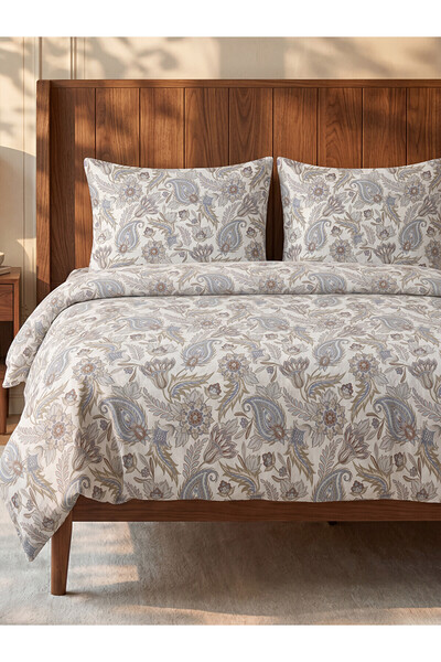 LC Waikiki Alita City Lcw Home Mixed Floral and Shawl Pattern Double Duvet Co...