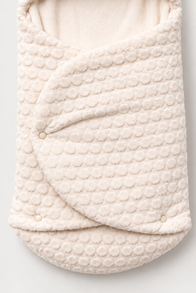 Bebitof 0-12 Months Inner Fiber Filled Outer Baby Swaddle & Blanket Winter Sleeping Bag
